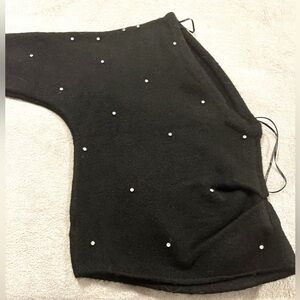 Astr Black Off-the-Shoulder Sweater